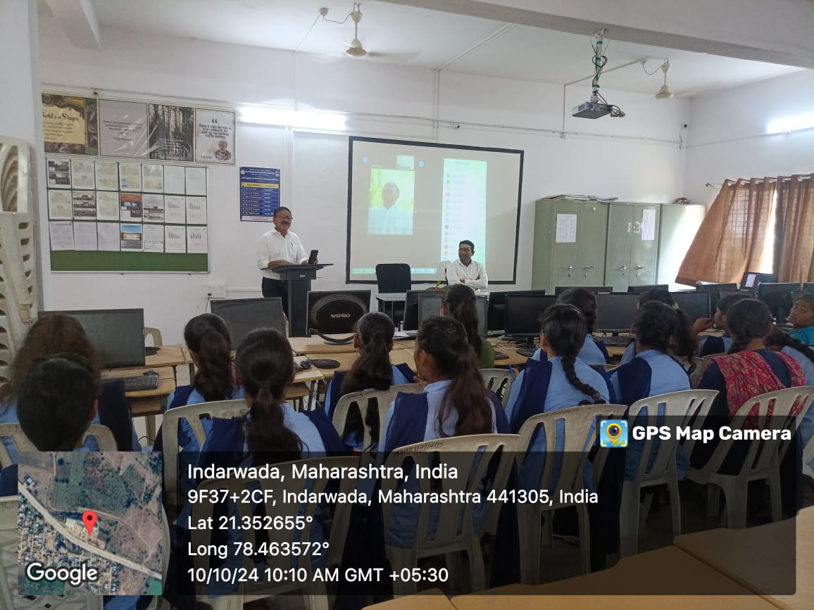 <p>Online Guest lecture organised by Department of English on the topic English Communication Skills.</p>

<p>Key speaker Mr Suhas Morey Assistant Professor Department of English SPM science and Gilani art commerce College ghatanji district Yavatmal.</p>

<p>Date: 10th Oct 2024</p>

<p>Place: English Computer Room, Floor no. 1</p>

<p>Organizer: Department of English</p>
